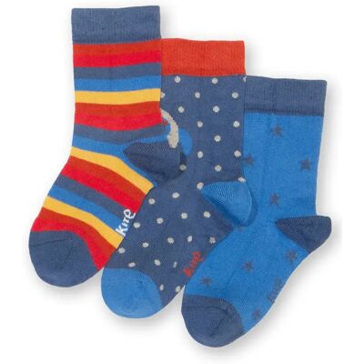 Chaussettes bébé Kite Space Pup (x3) Multicolore 9/12 mois - Publicité Chaussettes bébé Kite Space Pup (x3) Multicolore 9/12 mois - Publicité