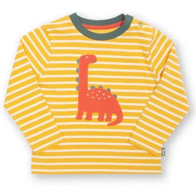 T-shirt manches longues bébé Kite Dinky Dino Jaune 12/18 mois - Publicité T-shirt manches longues bébé Kite Dinky Dino Jaune 12/18 mois - Publicité