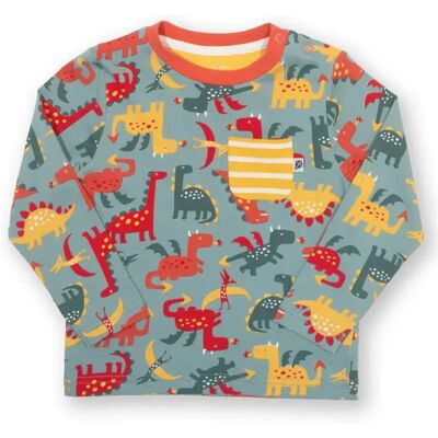 T-shirt manches longues bébé Kite Dinos and Dragons Multicolore 9/12 mois - Publicité T-shirt manches longues bébé Kite Dinos and Dragons Multicolore 9/12 mois - Publicité