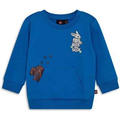 Sweatshirt bébé Lego Lwsanyu 702 Bleu 18 mois - Publicité Sweatshirt bébé Lego Lwsanyu 702 Bleu 18 mois - Publicité