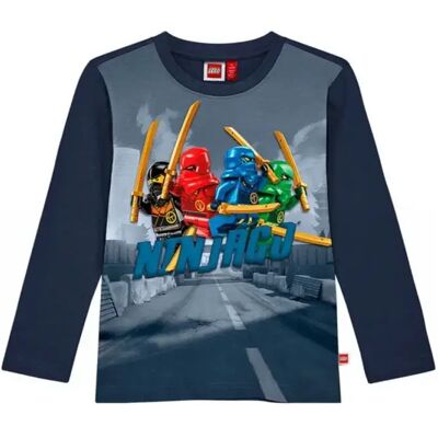 T-shirt manches longues bébé Lego Ninjago Lwtaj 101 Bleu 2 ans - Publicité T-shirt manches longues bébé Lego Ninjago Lwtaj 101 Bleu 2 ans - Publicité
