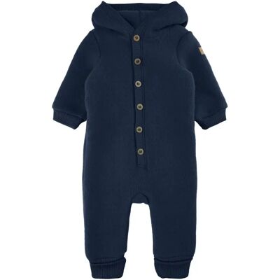 Grenouillère en laine avec capuche bébé Mikk-Line Bleu 2 ans - Publicité Grenouillère en laine avec capuche bébé Mikk-Line Bleu 2 ans - Publicité