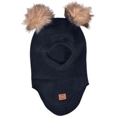 Cagoule intégral en laine avec pompon bébé Mikk-Line Bleu 9/12 mois - Publicité Cagoule intégral en laine avec pompon bébé Mikk-Line Bleu 9/12 mois - Publicité