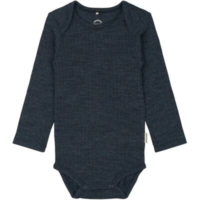 Body manches longues bébé Mikk-Line Bleu 18 mois - Publicité Body manches longues bébé Mikk-Line Bleu 18 mois - Publicité