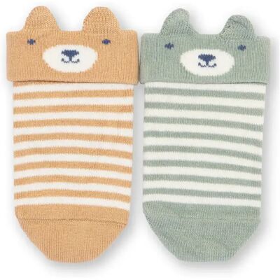 Chaussettes bébé Kite Baby Bear (x2) Multicolore 18/24 mois - Publicité Chaussettes bébé Kite Baby Bear (x2) Multicolore 18/24 mois - Publicité