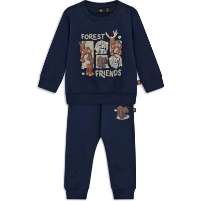 Ensemble sweatshirt et pantalon de jogging bébé Lego Wear Lwsanyu 703 Bleu 18 mois - Publicité Ensemble sweatshirt et pantalon de jogging bébé Lego Wear Lwsanyu 703 Bleu 18 mois - Publicité