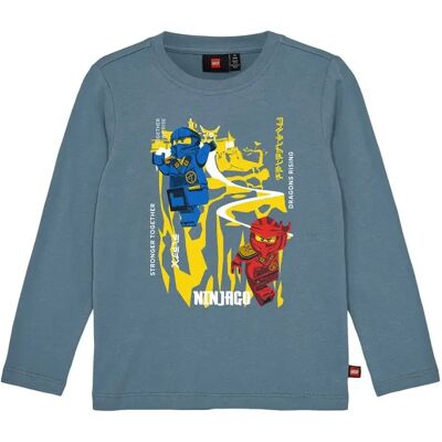 T-shirt manches longues bébé Lego Wear Ninjago Lwtaffy 705 Bleu 3 ans - Publicité T-shirt manches longues bébé Lego Wear Ninjago Lwtaffy 705 Bleu 3 ans - Publicité