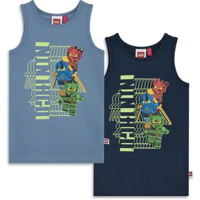 T-shirt bébé Lego Wear LWAIKO 707 (x2) Bleu 2 ans - Publicité T-shirt bébé Lego Wear LWAIKO 707 (x2) Bleu 2 ans - Publicité