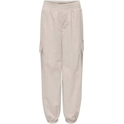 Pantalon cargo fille Only Kogecho Parachute Beige 13 ans - Publicité Pantalon cargo fille Only Kogecho Parachute Beige 13 ans - Publicité