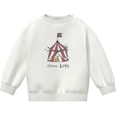 Sweatshirt à la coupe ample avec imprimé pailleté devant bébé s.Oliver Beige 12 mois - Publicité Sweatshirt à la coupe ample avec imprimé pailleté devant bébé s.Oliver Beige 12 mois - Publicité