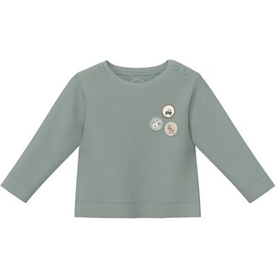 T-shirt à manches longues en piqué gaufré avec patchs brodés bébé s.Oliver Vert 12 mois - Publicité T-shirt à manches longues en piqué gaufré avec patchs brodés bébé s.Oliver Vert 12 mois - Publicité