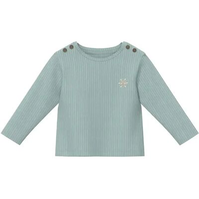 T-shirt unisexe à manches longues avec broderie bébé s.Oliver Turquoise 6 mois - Publicité T-shirt unisexe à manches longues avec broderie bébé s.Oliver Turquoise 6 mois - Publicité