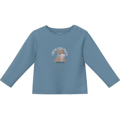 T-shirt à manches longues avec imprimé changeant et broderie bébé s.Oliver Bleu 3 mois - Publicité T-shirt à manches longues avec imprimé changeant et broderie bébé s.Oliver Bleu 3 mois - Publicité