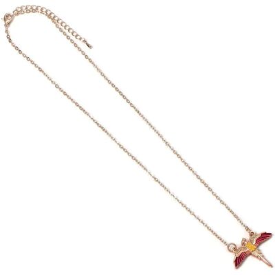 Collier The Carat Shop Harry Potter Fawkes Doré TU - Publicité Collier The Carat Shop Harry Potter Fawkes Doré TU - Publicité