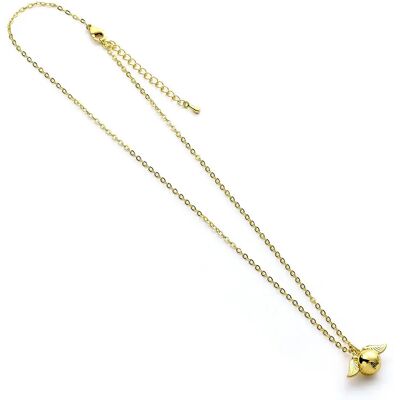 Collier The Carat Shop Harry Potter Golden Snitch Doré 40 cm - Publicité Collier The Carat Shop Harry Potter Golden Snitch Doré 40 cm - Publicité