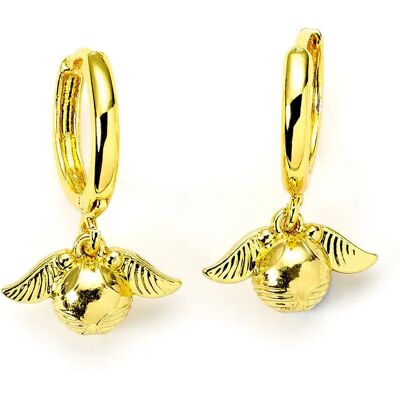 Boucles d'oreilles The Carat Shop Harry Potter Golden Snitch Doré TU - Publicité Boucles d'oreilles The Carat Shop Harry Potter Golden Snitch Doré TU - Publicité
