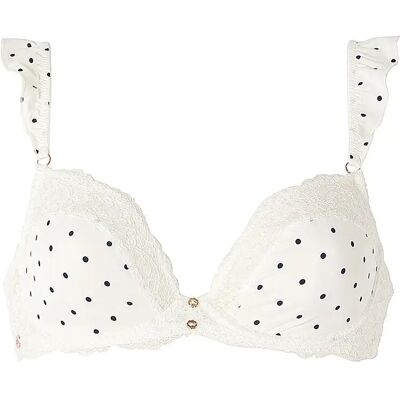 Soutien-gorge armatures femme Brigitte Bardot Amusette Blanc 95C - Publicité Soutien-gorge armatures femme Brigitte Bardot Amusette Blanc 95C - Publicité