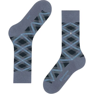 Chaussettes Burlington Tartan Bleu 40/46 - Publicité Chaussettes Burlington Tartan Bleu 40/46 - Publicité