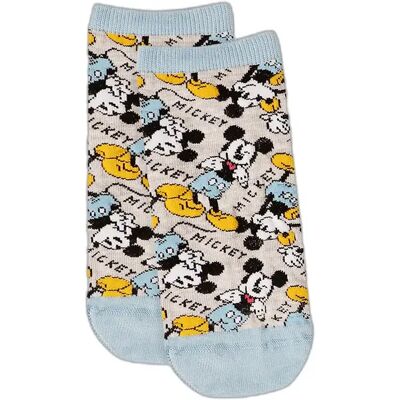 Chaussettes d'été femme Disney Mickey Gris TU - Publicité Chaussettes d'été femme Disney Mickey Gris TU - Publicité