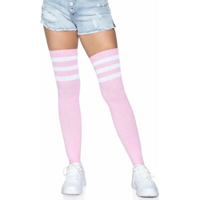 Chaussettes hautes femme Leg Avenue Athlete Rose TU - Publicité Chaussettes hautes femme Leg Avenue Athlete Rose TU - Publicité