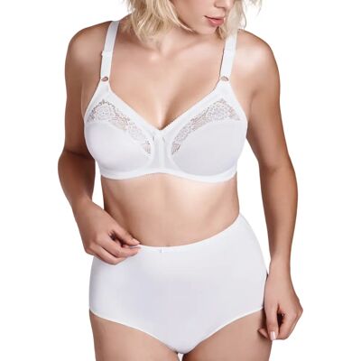 Soutien-gorge sans armatures femme Lisca Minca Blanc 100D - Publicité Soutien-gorge sans armatures femme Lisca Minca Blanc 100D - Publicité