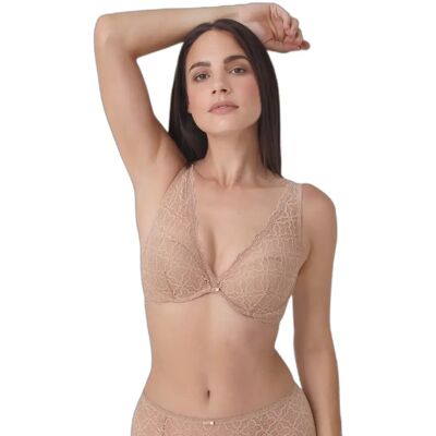 Soutien-gorge rembourrée femme Sassa Happy Choice Beige 100C - Publicité Soutien-gorge rembourrée femme Sassa Happy Choice Beige 100C - Publicité