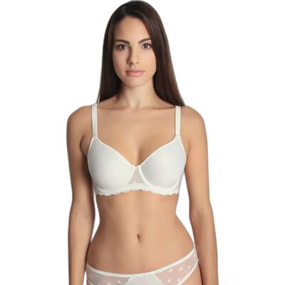 Soutien-gorge rembourré femme Sassa Blanc 95E - Publicité Soutien-gorge rembourré femme Sassa Blanc 95E - Publicité