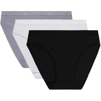 Lot de 3 Culotte femme DIM Coton Stretch Pockets Eco Noir 36/38 - Publicité Lot de 3 Culotte femme DIM Coton Stretch Pockets Eco Noir 36/38 - Publicité