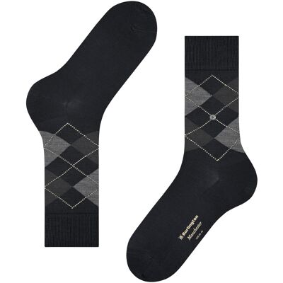 Chaussettes Burlington Manchester Noir 46/50 - Publicité Chaussettes Burlington Manchester Noir 46/50 - Publicité