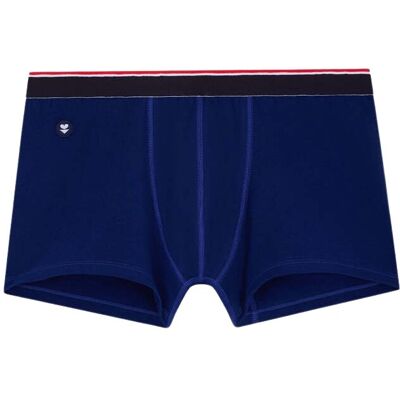 Boxer en coton Le Slip Français Marius Plus Bleu 2XL - Publicité Boxer en coton Le Slip Français Marius Plus Bleu 2XL - Publicité