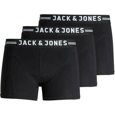 Boxer Jack & Jones Sense (x3) Noir M - Publicité Boxer Jack & Jones Sense (x3) Noir M - Publicité