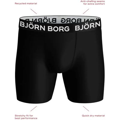 Boxer Björn Borg Noir M - Publicité Boxer Björn Borg Noir M - Publicité
