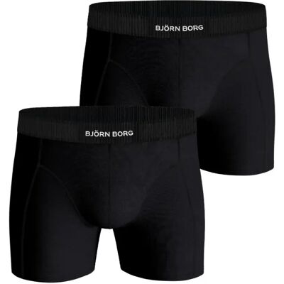 Boxer en coton biologique Björn Borg Stretch (x2) Noir S - Publicité Boxer en coton biologique Björn Borg Stretch (x2) Noir S - Publicité