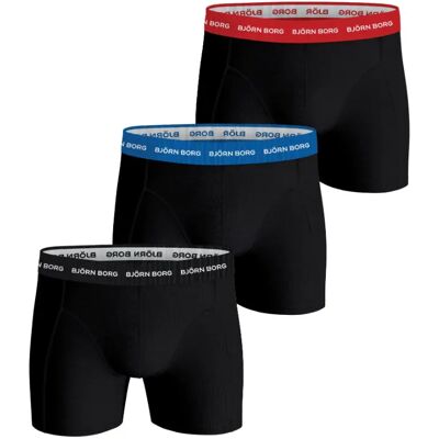 Boxer en coton extensible Björn Borg (x3) Noir XL - Publicité Boxer en coton extensible Björn Borg (x3) Noir XL - Publicité