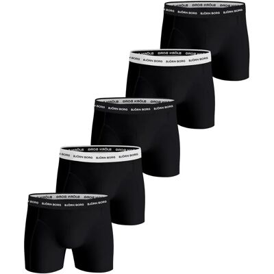 Boxer Björn Borg (x5) Noir XL - Publicité Boxer Björn Borg (x5) Noir XL - Publicité