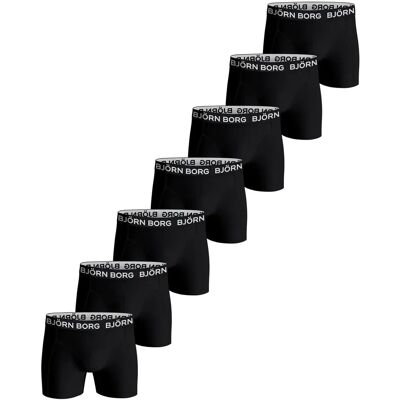 Boxer en coton extensible Björn Borg (x7) Noir M - Publicité Boxer en coton extensible Björn Borg (x7) Noir M - Publicité