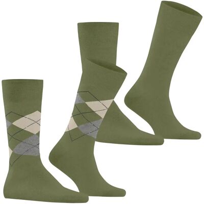 Chaussettes Burlington Everyday Argyle Mix (x2) Vert 40/46 - Publicité Chaussettes Burlington Everyday Argyle Mix (x2) Vert 40/46 - Publicité