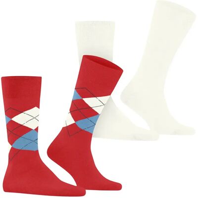 Chaussettes Burlington Everyday Argyle Mix (x2) Rouge 40/46 - Publicité Chaussettes Burlington Everyday Argyle Mix (x2) Rouge 40/46 - Publicité