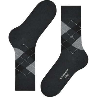 Chaussettes Burlington King Gris 46/50 - Publicité Chaussettes Burlington King Gris 46/50 - Publicité