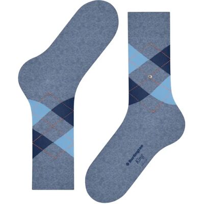 Chaussettes Burlington King Gris 46/50 - Publicité Chaussettes Burlington King Gris 46/50 - Publicité
