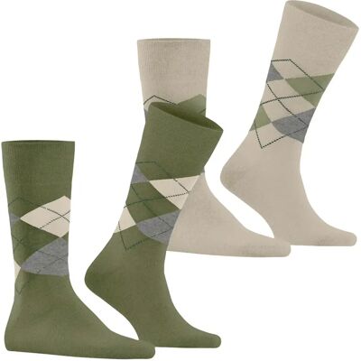 Chaussettes Burlington Everyday Argyle (x2) Vert 40/46 - Publicité Chaussettes Burlington Everyday Argyle (x2) Vert 40/46 - Publicité