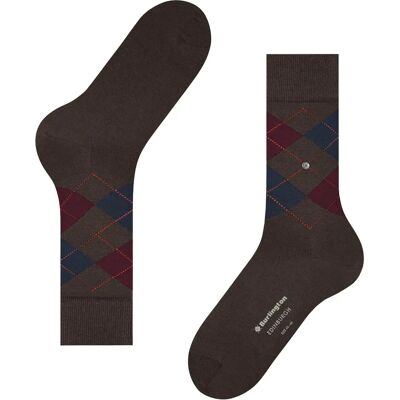 Chaussettes Burlington Edinburgh Marron 46/50 - Publicité Chaussettes Burlington Edinburgh Marron 46/50 - Publicité