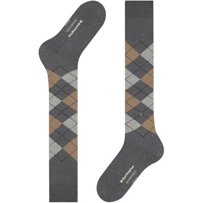 Chaussettes mi-bas Burlington Edinburgh Gris 40/46 - Publicité Chaussettes mi-bas Burlington Edinburgh Gris 40/46 - Publicité