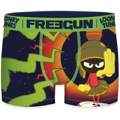 Boxer Freegun Looney Tunes Marvin Noir S - Publicité Boxer Freegun Looney Tunes Marvin Noir S - Publicité