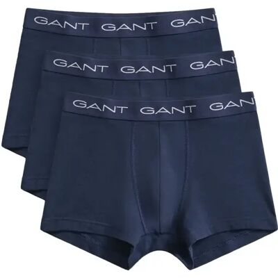 Boxer Gant (x3) Bleu M - Publicité Boxer Gant (x3) Bleu M - Publicité