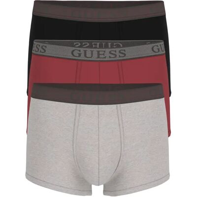 Boxer coton stretch Guess Joe (x3) Noir XL - Publicité Boxer coton stretch Guess Joe (x3) Noir XL - Publicité