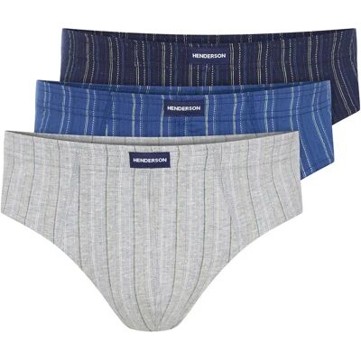 Slip Henderson Classic (x3) Gris XL - Publicité Slip Henderson Classic (x3) Gris XL - Publicité