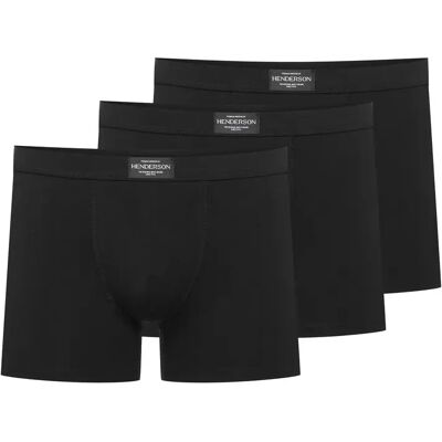 Boxer Henderson Main (x3) Noir M - Publicité Boxer Henderson Main (x3) Noir M - Publicité