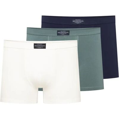 Boxer Henderson Main (x3) Vert M - Publicité Boxer Henderson Main (x3) Vert M - Publicité