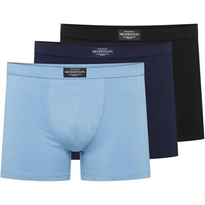 Boxer Henderson Main (x3) Turquoise 2XL - Publicité Boxer Henderson Main (x3) Turquoise 2XL - Publicité